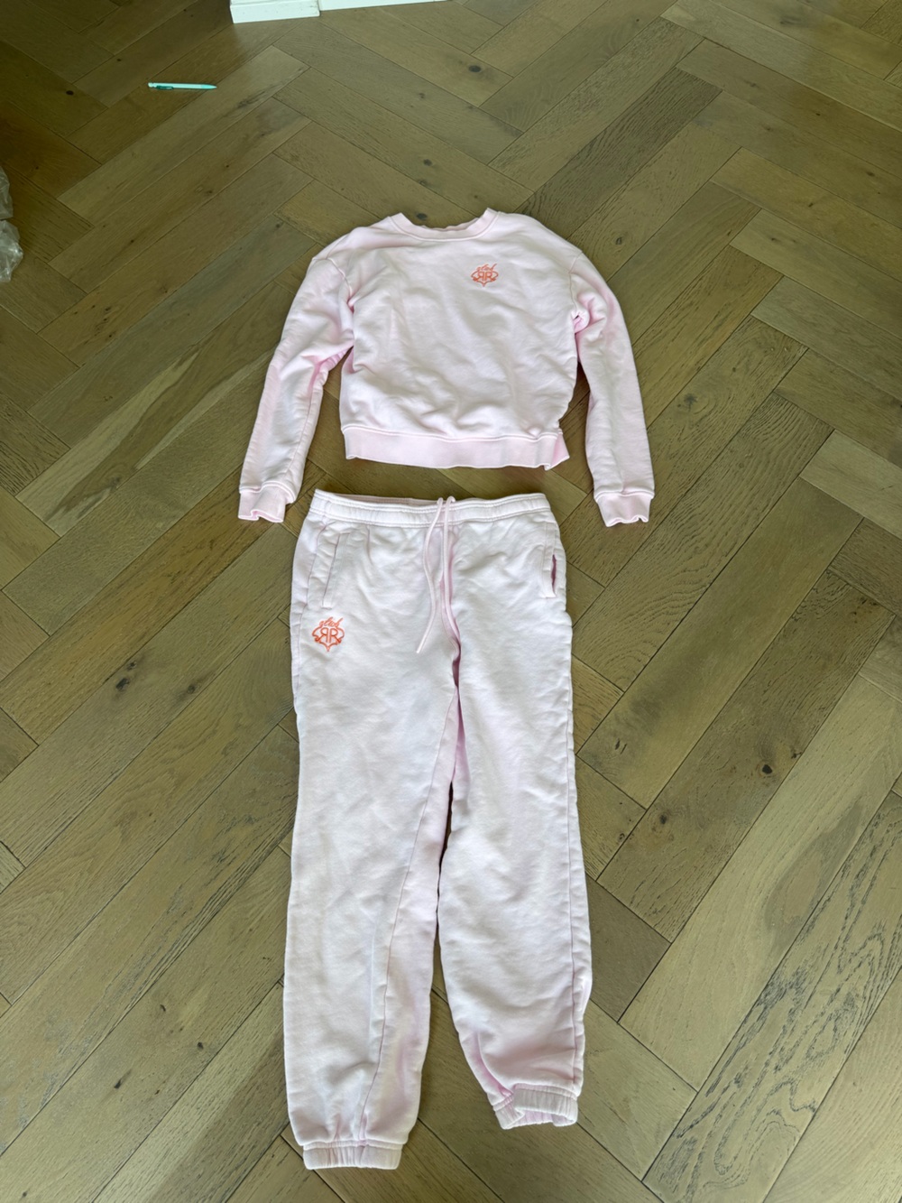 Roller rabbit X target pale pink jogger set